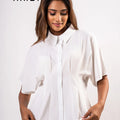 Peplum Top - KB0027 - White