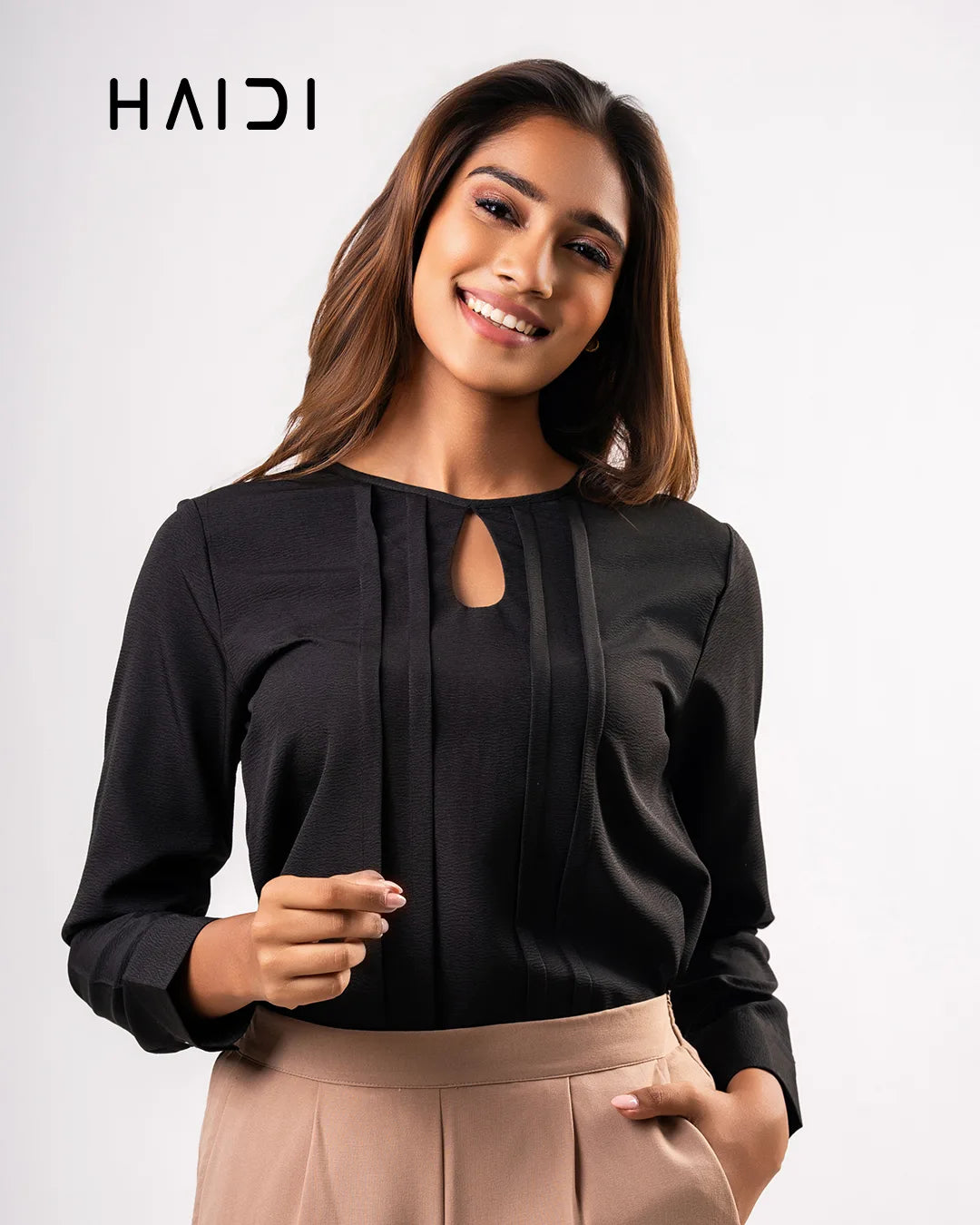Office Wear Blouse – AB1569 – Black