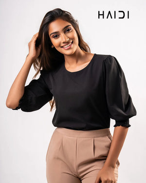 Office Wear Blouse – AB1610 - Black