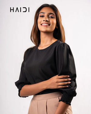 Office Wear Blouse – AB1610 - Black