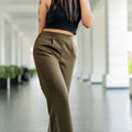 Office wear pant - AB1510 - Dark Green