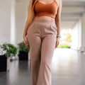 Office wear pant - AB1510 - Dark Beige
