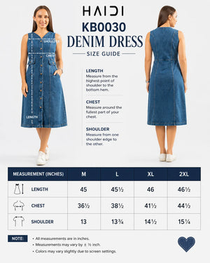 Denim Chambray Dress – KB0030