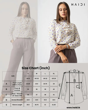 Office Wear Blouse - AB1556 - NAVY
