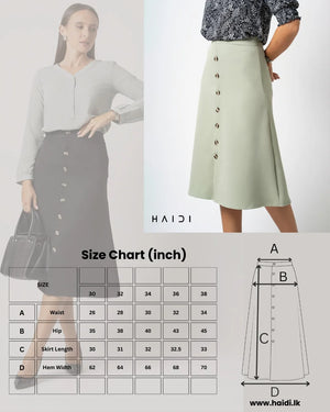 Formal Skirt - Black - S0047