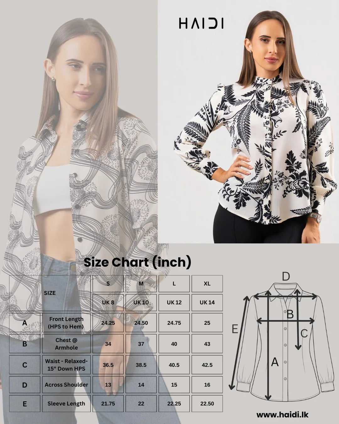 Office Wear Blouse - KB0002 - BW