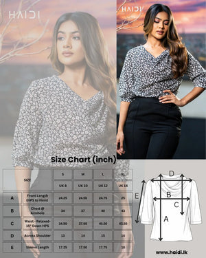 Office wear blouse - AB1553 - Floral