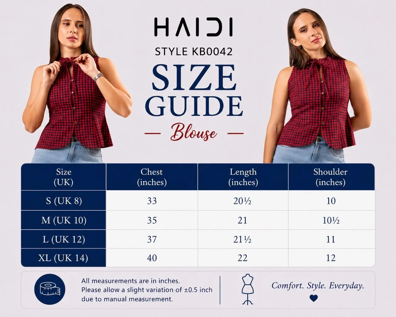 KB0042 - Gingham Top