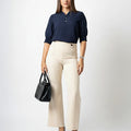 Office wear pant - P0048 - Coffee Cream Color